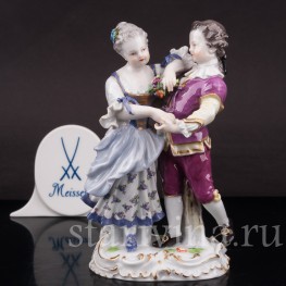 Фарфоровая статуэтка Танцующая пара, Meissen, Германия, 1910 г.