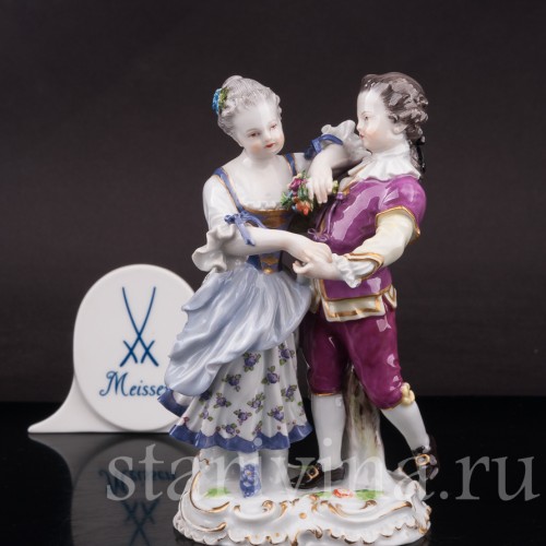 Фарфоровая статуэтка Танцующая пара, Meissen, Германия, 1910 г.