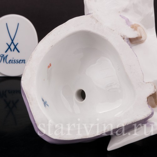 Фарфоровая статуэтка Малыш с книжкой, Meissen, Германия, нач. 20 в.