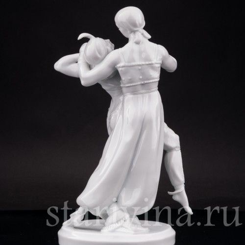 Фарфоровая композиция Михаил и Вера Фокины в балете Шахерезада, Volkstedt, Германия, вт. пол. 20 в.