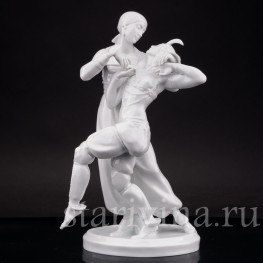 Фарфоровая композиция Михаил и Вера Фокины в балете Шахерезада, Volkstedt, Германия, вт. пол. 20 в.