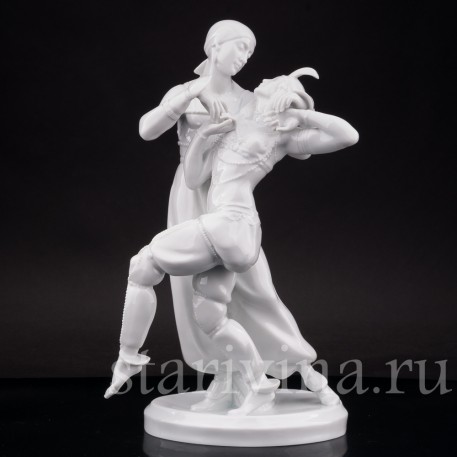 Фарфоровая композиция Михаил и Вера Фокины в балете Шахерезада, Volkstedt, Германия, вт. пол. 20 в.