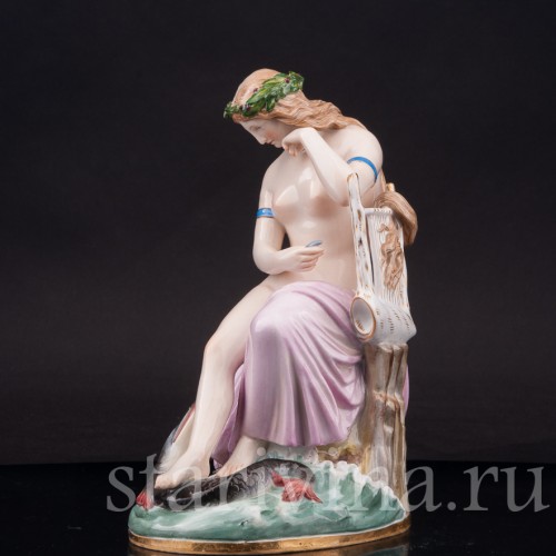 Фарфоровая статуэтка девушки Лорелея, Meissen, Германия, кон. 19 в.