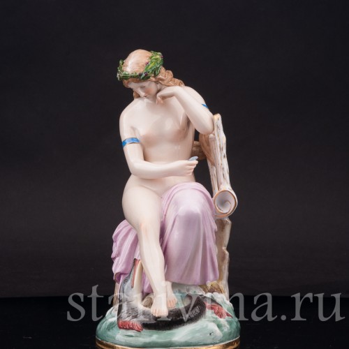 Фарфоровая статуэтка девушки Лорелея, Meissen, Германия, кон. 19 в.