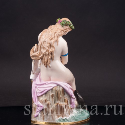 Фарфоровая статуэтка девушки Лорелея, Meissen, Германия, кон. 19 в.