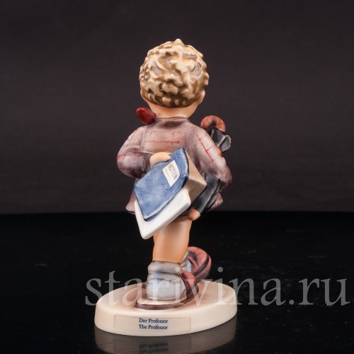 Фигурка мальчика из фарфора Маленький профессор, Goebel, Германия, 1992 г.