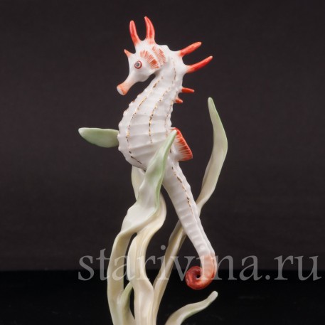 Фарфоровая фигурка Морской конёк, Hutschenreuther, Германия, 1970 гг.