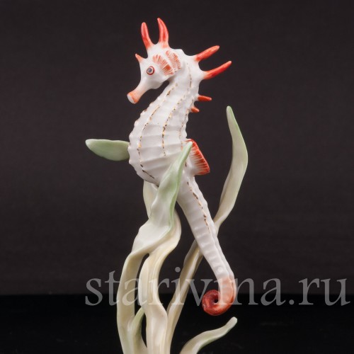 Фарфоровая фигурка Морской конёк, Hutschenreuther, Германия, 1970 гг.