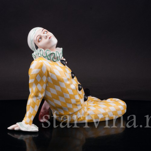 Фарфоровая статуэтка Влюблённый Пьеро, Goebel, Германия, пер. пол. 20 в.