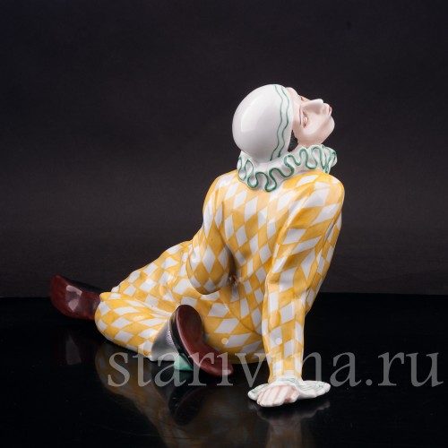 Фарфоровая статуэтка Влюблённый Пьеро, Goebel, Германия, пер. пол. 20 в.