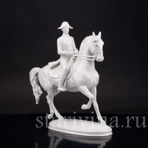 Фарфоровая статуэтка Рысь, испанская школа верховой езды, Augarten, Австрия, сер. 20 в.