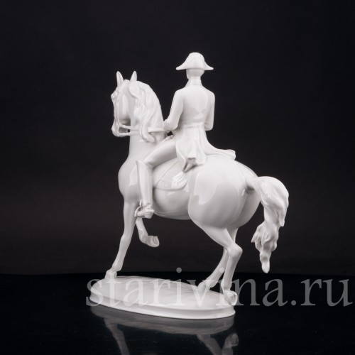 Фарфоровая статуэтка Рысь, испанская школа верховой езды, Augarten, Австрия, сер. 20 в.