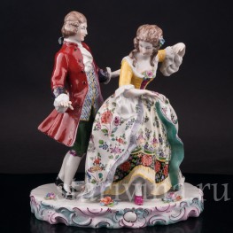 Фарфоровая статуэтка Танцующая пара, Carl Thieme, Германия, нач. 20 в.