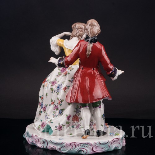 Фарфоровая статуэтка Танцующая пара, Carl Thieme, Германия, нач. 20 в.