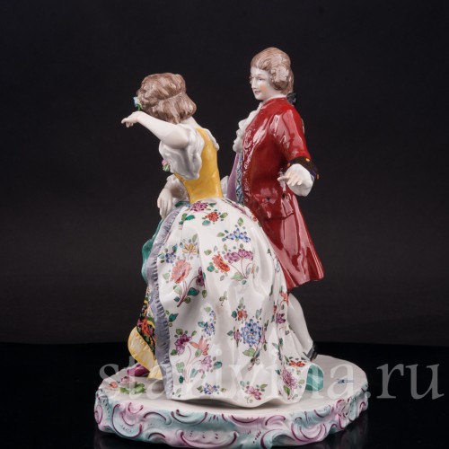 Фарфоровая статуэтка Танцующая пара, Carl Thieme, Германия, нач. 20 в.