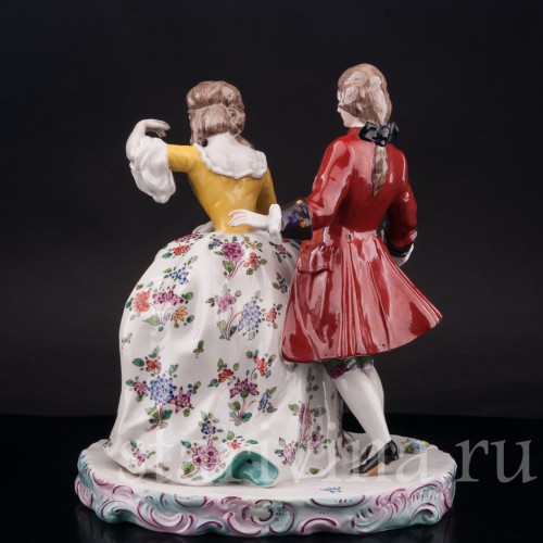 Фарфоровая статуэтка Танцующая пара, Carl Thieme, Германия, нач. 20 в.