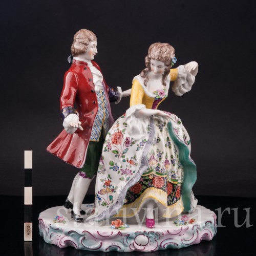 Фарфоровая статуэтка Танцующая пара, Carl Thieme, Германия, нач. 20 в.