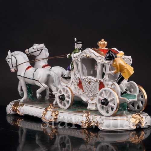 Композиция из фарфора Карета, Unterweissbach, Германия, 1958-76 гг.