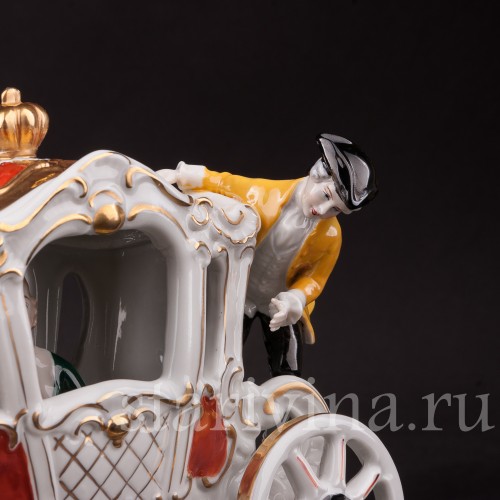 Композиция из фарфора Карета, Unterweissbach, Германия, 1958-76 гг.