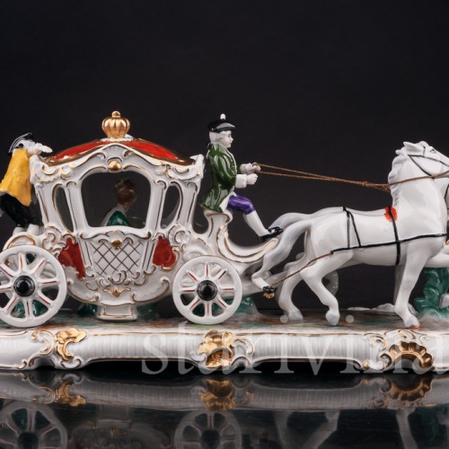 Композиция из фарфора Карета, Unterweissbach, Германия, 1958-76 гг.