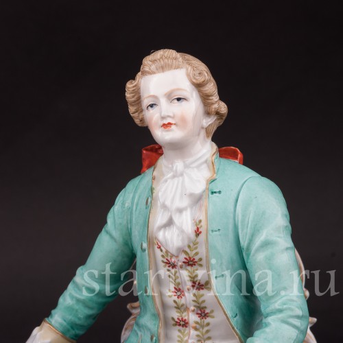 Фарфоровая композиция После чаепития, Ernst Bohne Sohne, Германия, нач. 20 в.