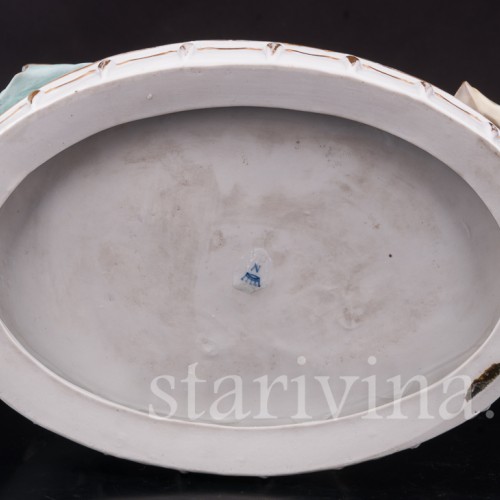 Фарфоровая композиция После чаепития, Ernst Bohne Sohne, Германия, нач. 20 в.