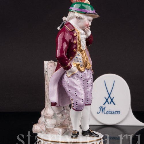 Фигурка из фарфора Смеющийся мальчик, Meissen, Германия, сер. 19 - нач. 20 вв.