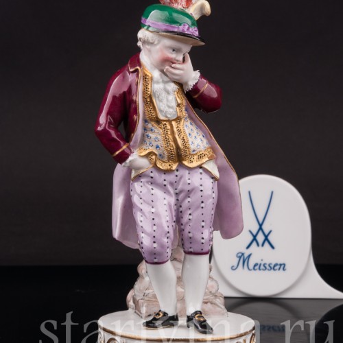 Фигурка из фарфора Смеющийся мальчик, Meissen, Германия, сер. 19 - нач. 20 вв.