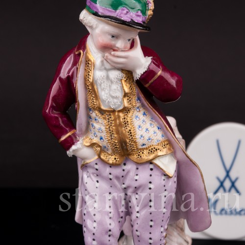 Фигурка из фарфора Смеющийся мальчик, Meissen, Германия, сер. 19 - нач. 20 вв.