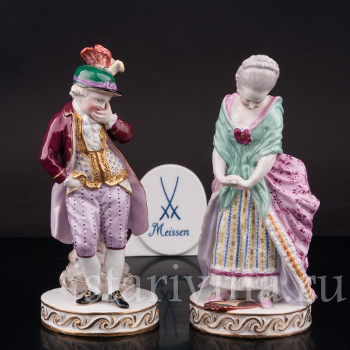 Фигурка из фарфора Смеющийся мальчик, Meissen, Германия, сер. 19 - нач. 20 вв.
