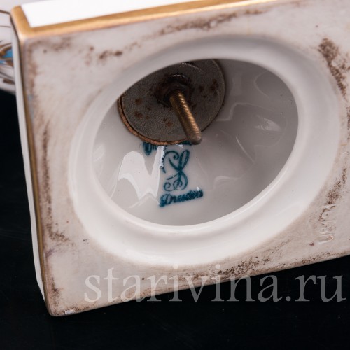 Парные фарфоровые вазы Кратеры, Carl Thieme, Германия, перв. пол. 20 в.