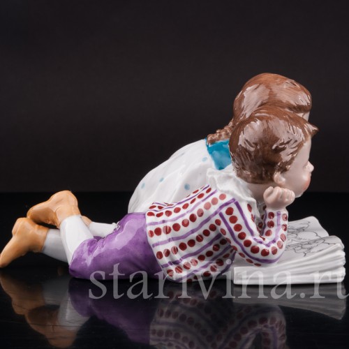 Дети с книжкой, Heubach, Германия, нач. 20 в