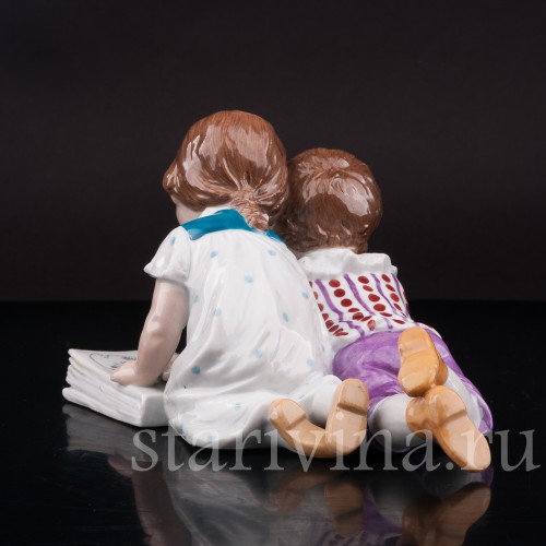 Дети с книжкой, Heubach, Германия, нач. 20 в