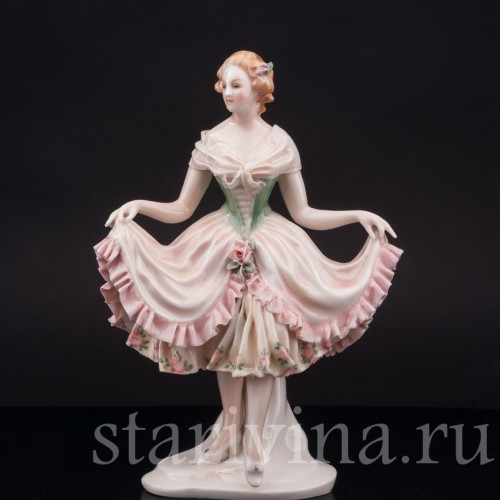 Фарфоровая статуэтка Юная девушка, Karl Ens, Германия, 1920-30 гг.