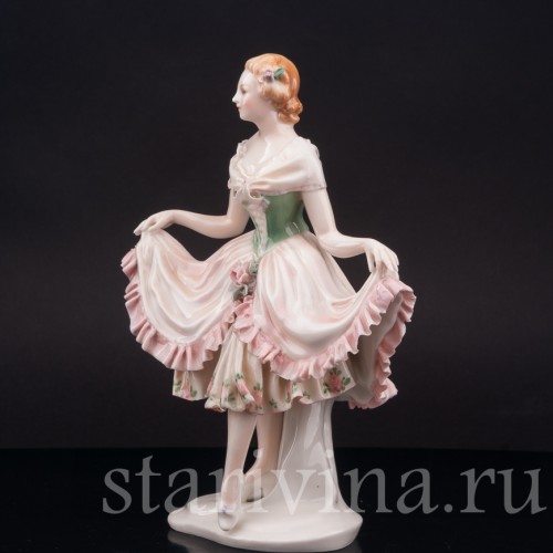 Фарфоровая статуэтка Юная девушка, Karl Ens, Германия, 1920-30 гг.