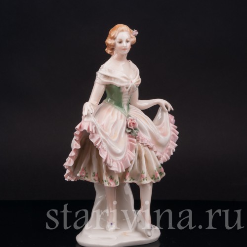 Фарфоровая статуэтка Юная девушка, Karl Ens, Германия, 1920-30 гг.