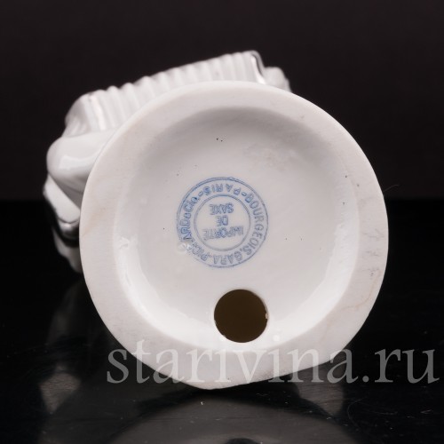 Фарфоровая фигурка Пьеро с гармошкой, Bourgeois Gara Pichard & Cie, Германия, 1920-е гг.