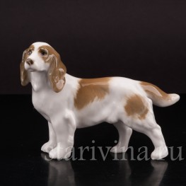 Фарфоровая фигурка собаки Спаниель, миниатюра, Hutschenreuther, Германия, вт. пол. 20 в.