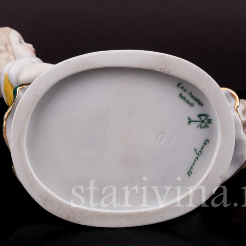 Фигурка из фарфора Играющие девочки, Karl Ens, Германия, 1920-30 гг.