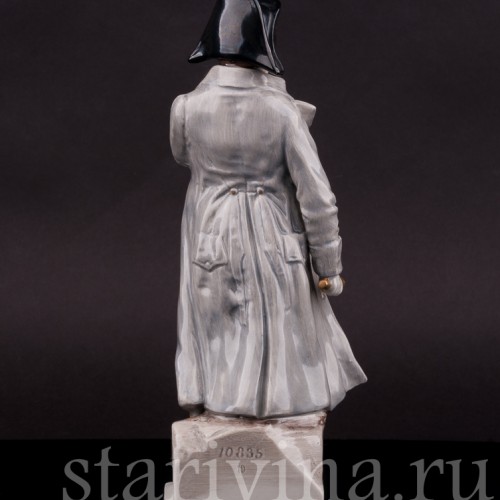 Фарфоровая статуэтка Наполеон Бонапарт, Scheibe-Alsbach, Германия, сер. 20 в.