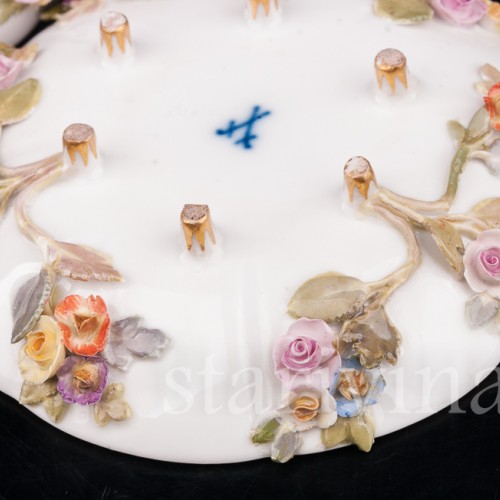 Кофейная пара Цветочные мотивы, Meissen, Германия, вт. пол. 19 в.