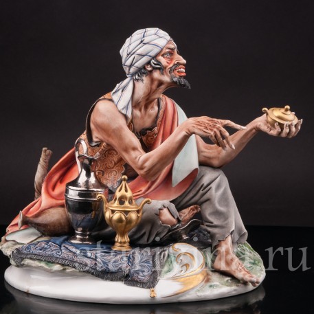 Композиция из фарфора Восточный торговец, Capodimonte, Италия, сер. 20 в.
