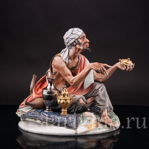 Композиция из фарфора Восточный торговец, Capodimonte, Италия, сер. 20 в.