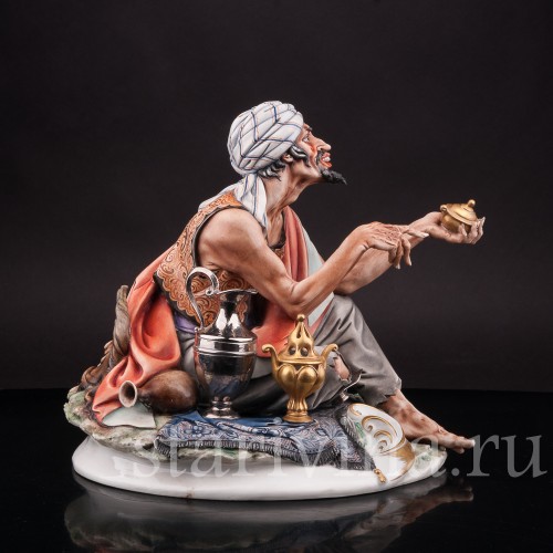Композиция из фарфора Восточный торговец, Capodimonte, Италия, сер. 20 в.