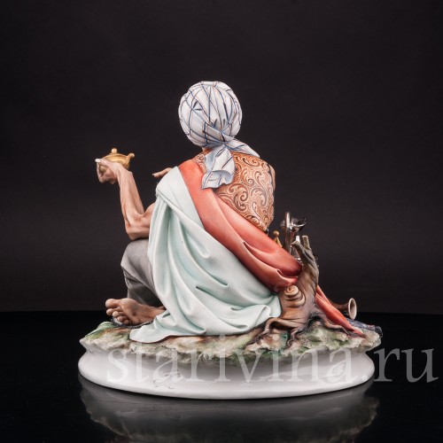 Композиция из фарфора Восточный торговец, Capodimonte, Италия, сер. 20 в.