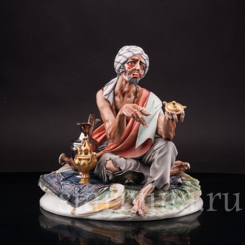 Композиция из фарфора Восточный торговец, Capodimonte, Италия, сер. 20 в.