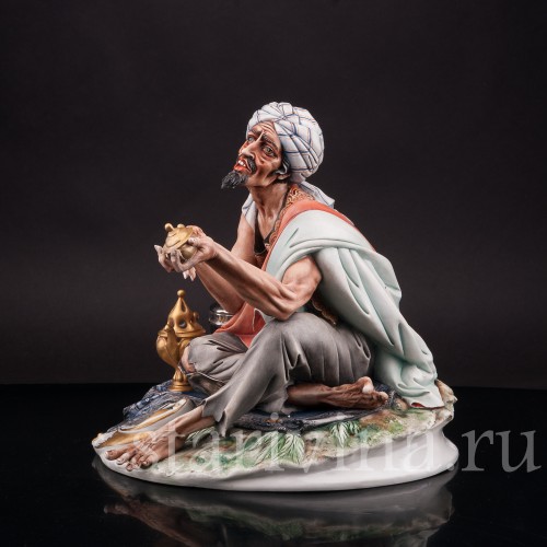 Композиция из фарфора Восточный торговец, Capodimonte, Италия, сер. 20 в.