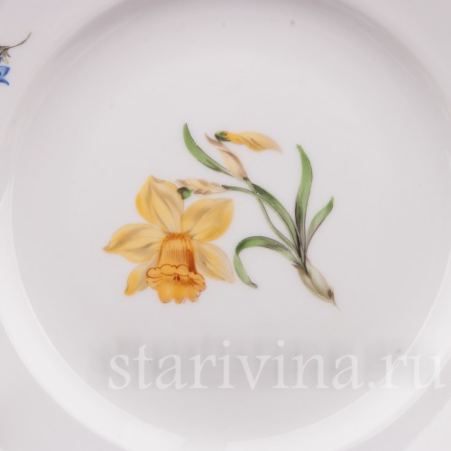 Чайное трио Нарцис, Meissen, Германия, сер. 20 в.
