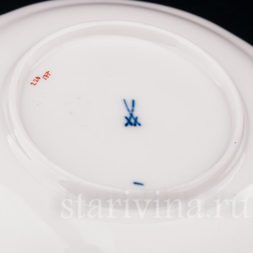 Чайное трио Весенний мак, Meissen, Германия, сер. 20 в.