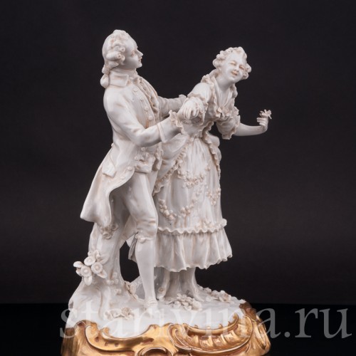 Фарфоровая статуэтка Танцующая пара, Ernst Bohne Sohne, Германия, нач. 20 в.